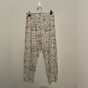Secret‎ Treasures Winter let us snow snowman pants size medium